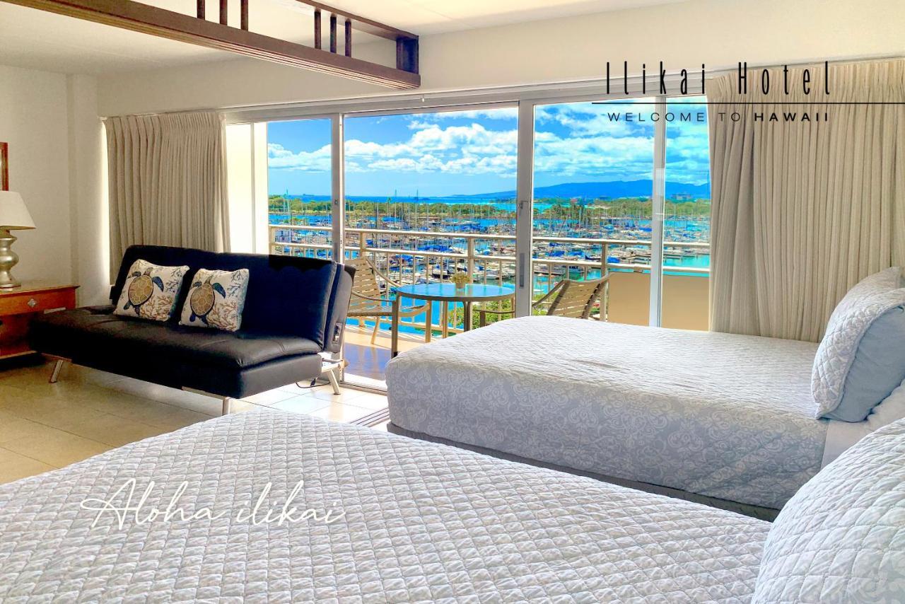 New Aloha Waikiki Ilikai Hotel Condo Free Parking هونولولو المظهر الخارجي الصورة